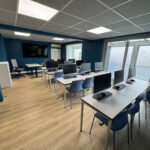 Salle de formation moderne de FORMADIA pour la santé à domicile.