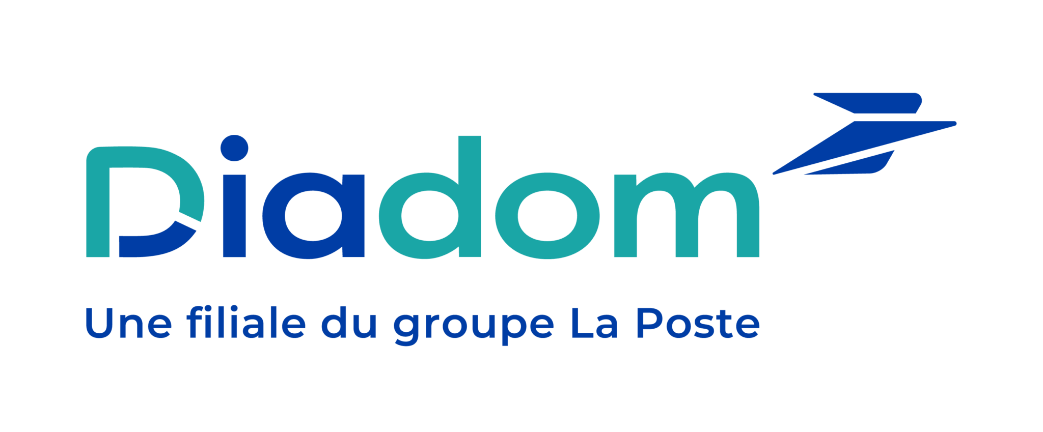 Logo de Diadom, filiale de La Poste, FORMADIA formation santé à domicile.